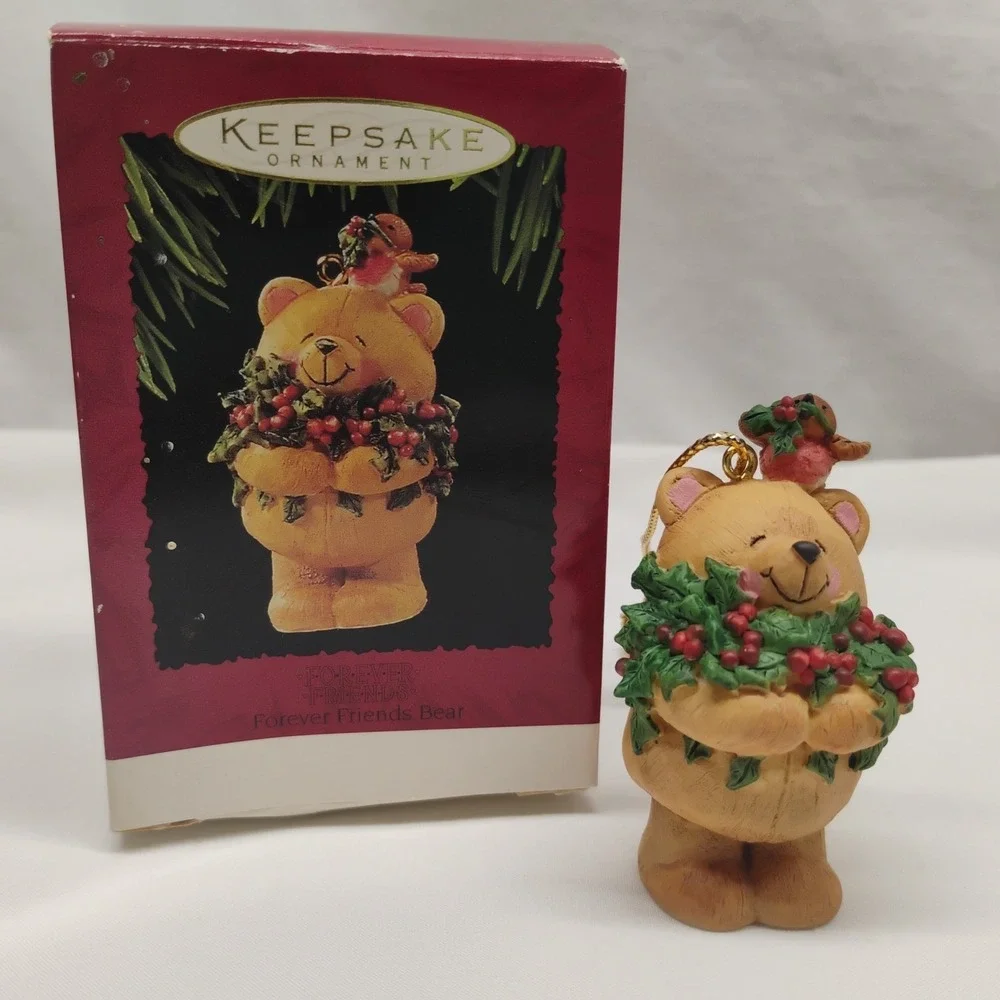 Hallmark Keepsake Ornament Forever Friends Bear Andrew Brownsword Collection '95
